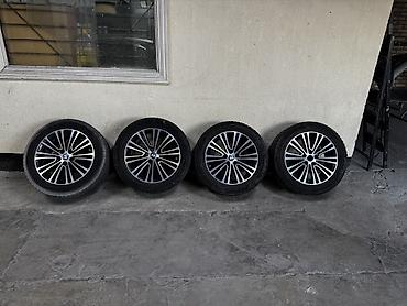 Колеса в сборе 245 / 50 / R 18, Зима, Б/у, Комплект, Легковые, Литые, отверстий - 5 at lalafo.kg Колеса в сборе 245 / 50 / R 18, Зима, Б/у, Комплект, Легковые, Литые, отверстий - 5
