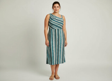 diverse sukienka w paski: QUIOSQUE, Women`s dress, size XL