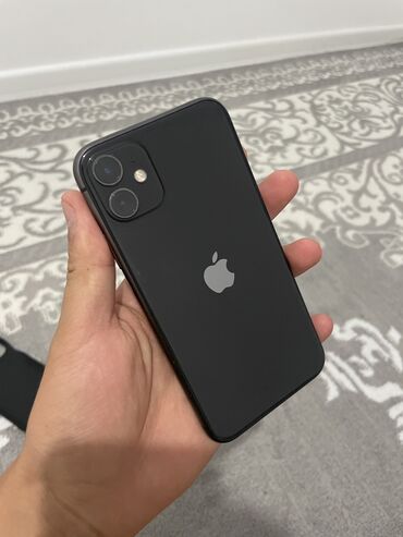 чехол для редми 9 с: IPhone 11, Б/у, 128 ГБ, Черный, Защитное стекло, Чехол, 74 %