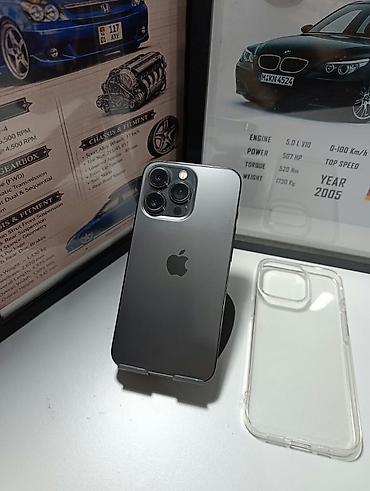 IPhone 13 Pro, Б/у, 128 ГБ, Защитное стекло, Чехол, 78 %