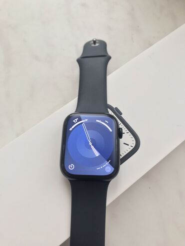 appl saat: İşlənmiş, Smart saat, Apple, Sensor ekran, rəng - Mavi