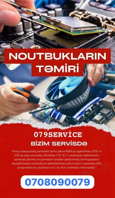 Noutbuklar, kompüterlər: 079Service – Peşəkar telefon və notebook təmiri. Dəqiqlik, sürət və — 3