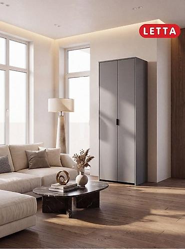 Шкаф LETTA — узкий двухдверный шкаф-купе с распашными дверцами в
