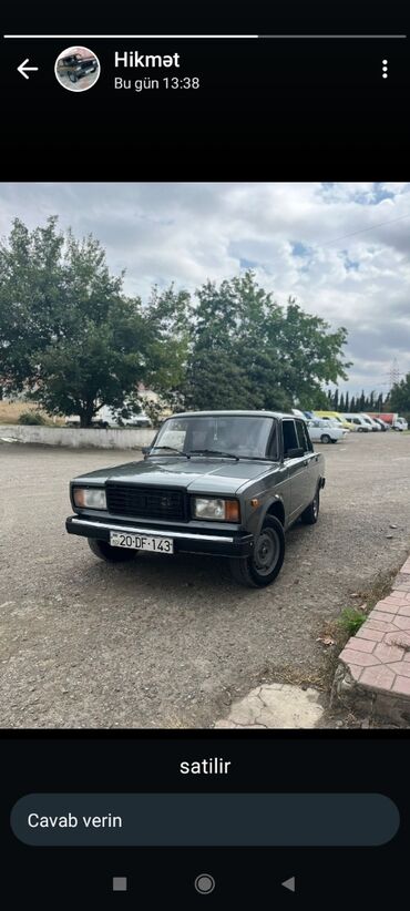 maşınların satisi: VAZ (LADA) 2107: 1.5 l | 2010 il