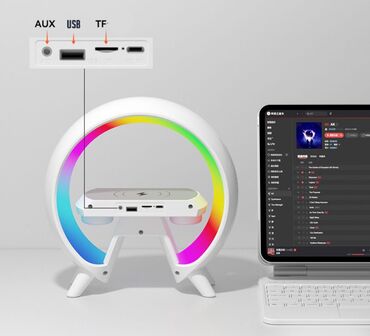 Динамики и колонки: Беспроводная Bluetooth Колонка с беспроводной зарядкой Infiniti — 6