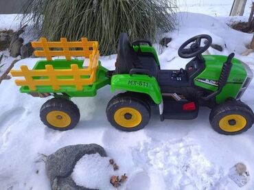 Dečiji električni automobili: TRAKTOR NA AKUMULATOR SA PRIKOLICOM 🟩🟩NOVA ZELENA BOJA 🟩🟩 — 7