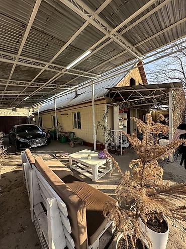 Продажа коттеджей и домов: Продаётся жилой дом с большим навесом и двориком. Адрес:Г.Бишкек ж\М — 1