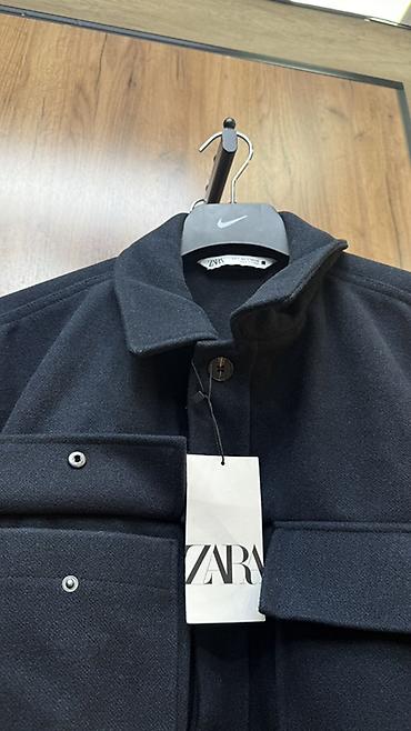 Личные вещи: Мужская рубашка-куртка ZARA (овер-шакет) - Модель: рубашка-куртка на — 2