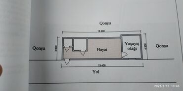 bakixanovda satilan 2 otaqli evler: 2 otaqlı, 70 kv. m