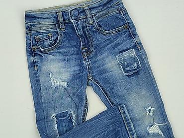 top na impreze zara: Spodnie jeansowe, Zara, 3-4 lat, 104, stan - Bardzo dobry — 1