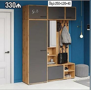 Dəhliz üçün çoxfunksiyalı dolab dəsti - Ölçü: 250×120×40 sm (şəkildə lalafo.az -da Dəhliz üçün çoxfunksiyalı dolab dəsti - Ölçü: 250×120×40 sm (şəkildə