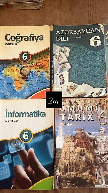 Digər məktəb dərslikləri: 6-cı sinif üçün dərsliklər dəsti Paketə daxil olan kitablar: - — 2