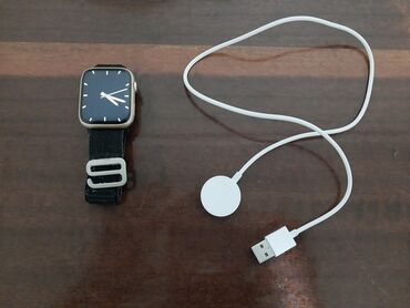 watch 7: İşlənmiş, Uniseks Smart saat, Apple, Sensor ekran, rəng - Qızılı