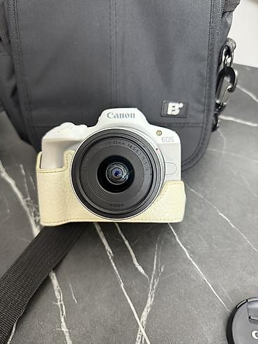 canon eos m50 купить: Беззеркальная камера Canon EOS (белый цвет) с объективом RF-S 18–45mm — 2