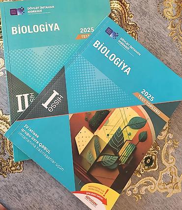 teze 100 manat: Məhsul: “Biologiya 2025” test toplusu (DİM) - Nəşriyyat: Dövlət — 1