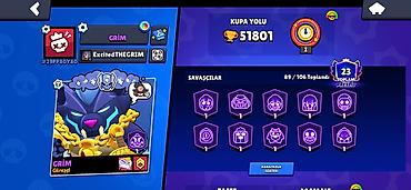 6600 nokia: Brawl Stars hesabı – yüksək səviyyəli döyüşçülər və nadir kostyumlar — 6