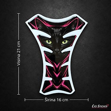 smart multimedija: Tank Pad Crna Mačka – 3D Štitnik Rezervoara za Motor- 2766 Atraktivan — 1
