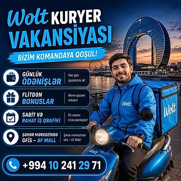 yuk boşaltma işi: Sürücü-kuryer tələb olunur, Şəxsi nəqliyyat vasitəsi ilə, Gündəlik ödəniş, Təcrübəsiz — 1