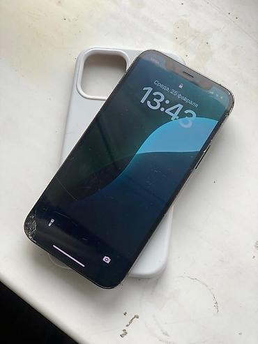 Apple iPhone: IPhone 12 Pro, Б/у, 256 ГБ, Графит, Чехол, 75 % — 3