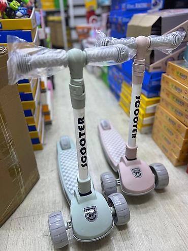 Детские самокаты: Детский самокат, Трёхколёсный — 70