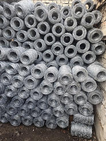 Сетка рабица: Сетка и колючая проволока (оцинкованные рулоны) Габион сетка оптом — 3