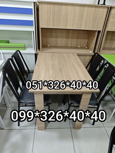 Masa və oturacaq dəstləri: Mətbəx üçün, Yeni, Açılmayan, Dördbucaq masa, 4 stul -da lalafo.az — 12 Masa və oturacaq dəstləri: Mətbəx üçün, Yeni, Açılmayan, Dördbucaq masa, 4 stul — 12