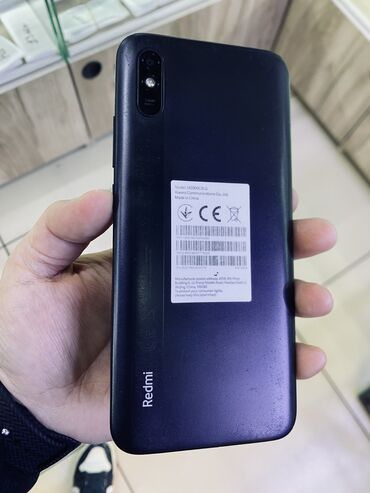 телефоны xiaomi redmi 9а: Redmi, Redmi 9A, Колдонулган, 32 ГБ, түсү - Кара, 1 SIM, 2 SIM