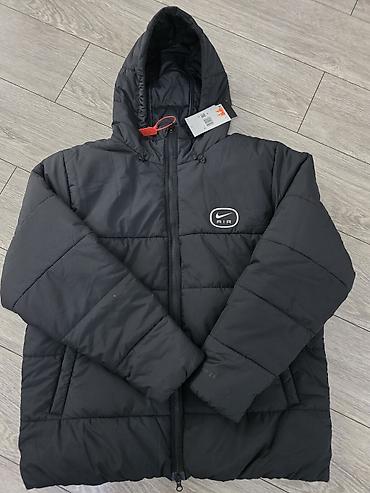 Куртки: Мужская куртка, 2XL, Nike, Новый, цвет - Черный, Самовывоз — 1