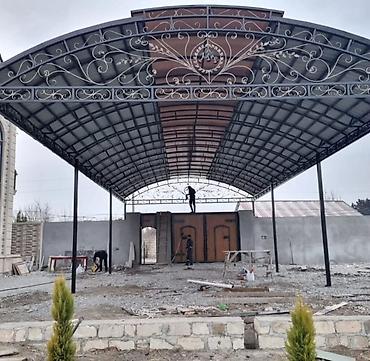 infrostruktur: Dekorativ dəmir konstruksiya və naves (üstüörtülü meydança) — 1