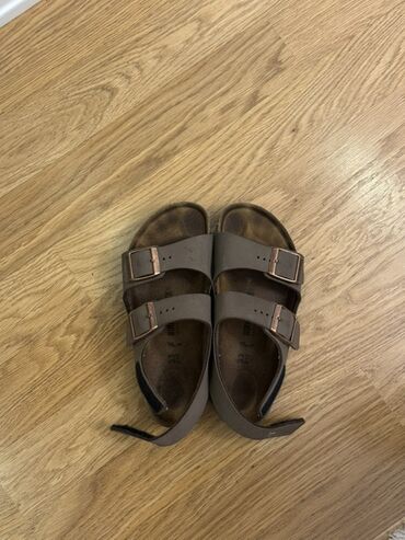 tek qas sepler: Birkenstock ortopedik sandalet. Ölçü 33 - Rəng: tünd/qəhvəyi (taupe