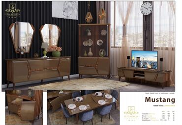 Mətbəx mebeli: Mustang qonaq dəsti, qonaq otağı mebeli, qonaq mebelləri (Oturacaqlar