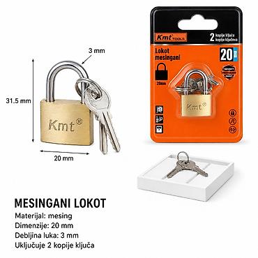 KMT Brava 9367692 – mesingani lokot 20 mm - Brend: Kmt style -