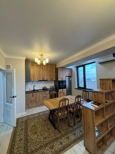 квартиры в районе бишкек парк: 2 комнаты, 53 м², Элитка, 12 этаж, Евроремонт