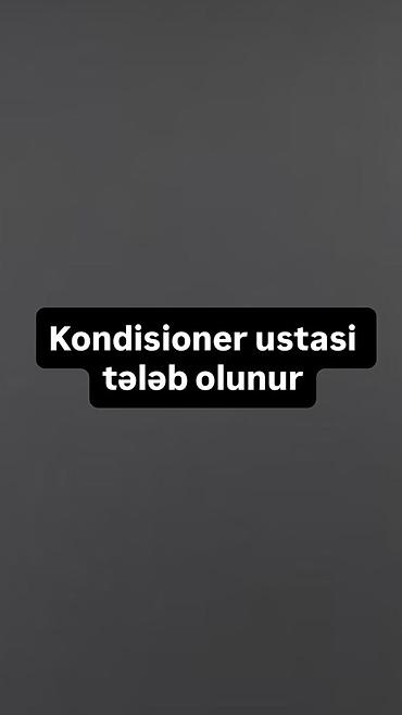 Texnikanın təmiri: Kondisioner paltaryuyan ustası tələb olunur Axtarılan xidmət: - — 1
