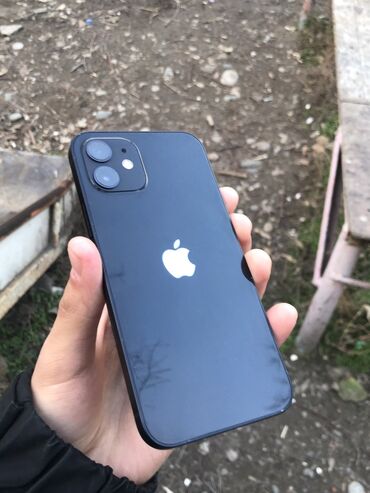 продать айфон 11: IPhone 12, Колдонулган, 128 ГБ, Midnight, Коргоочу айнек, Куту, 86 %