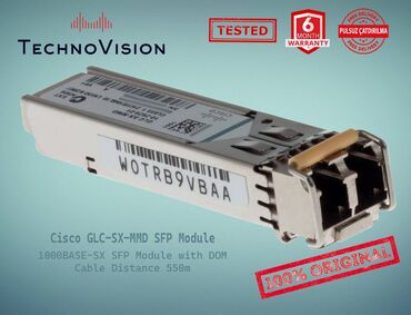 ucuz modemler: Cisco GLC SX MMD SFP Module ✔️Sertifikasiyadan keçmiş təcrübəli