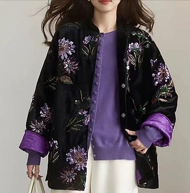 Пиджаки, жакеты: 52-54 размер!!! Утеплённый прошитый пиджак, полупальто, кардиган из — 7