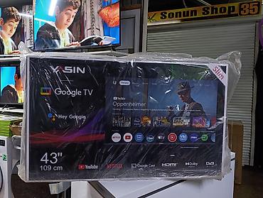 Телевизоры: Телевизор Ясин 43G11 Андроид гарантия 3 года, доставка установка — 1