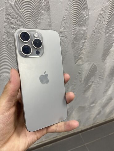 google pixel 6: IPhone 15 Pro Max, Колдонулган, 256 ГБ, Күмүш, 92 %