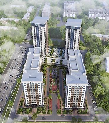 asman residence: 1 комната, 44 м², Азия Молл Элитка, 12 этаж, ПСО (под самоотделку) — 2