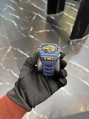 Qol saatları və aksesuarlar: Smart saat "VERTU WATCH BLUE CARBON GOLD BLUE STRAP 2025" Vertu — 3