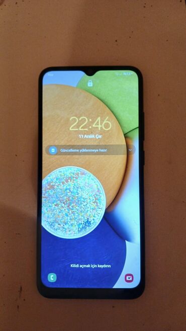 samsunq telefonları: Samsung Galaxy A03, 64 GB, rəng - Qara