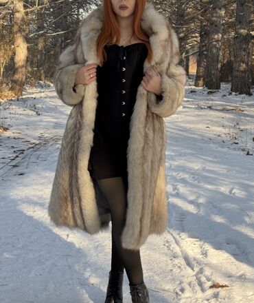 Шубы: Шуба, Песец, Длинная модель, M, L, XL — 3