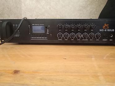 kalonka ses: Model: WS-6180UB çoxzonalı gücləndirici və MP3 pleyer Xüsusiyyətlər — 1