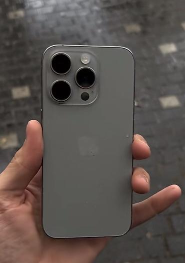 6 iphone: IPhone 15 Pro, 128 GB, Natural Titanium, Zəmanət, Simsiz şarj, Face ID — 5