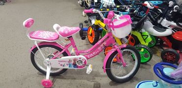 двойные велосипеды: Велосипед для девочек "Biketec".От 6 до 8 лет .Диаметр колес 16.Цена