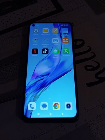 uguz telefon: Xiaomi Redmi Note 9, 128 GB, rəng - Mavi, 
 Sensor, Barmaq izi, İki sim kartlı