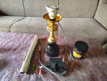 вертолеты на радиоуправлении: Mini nargilə dəsti Komplekt: - Dekorlu şüşə kolba və qızılı metal