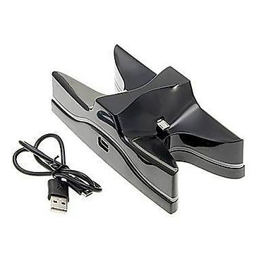 обмен на сони: Зарядное устройство для 2х геймпадов (UFO Blue LED Charging Stand) — 2