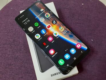 samsung qulaqciqlar: Samsung Galaxy A21S, 64 ГБ, цвет - Синий, Face ID, Сенсорный, Две SIM карты